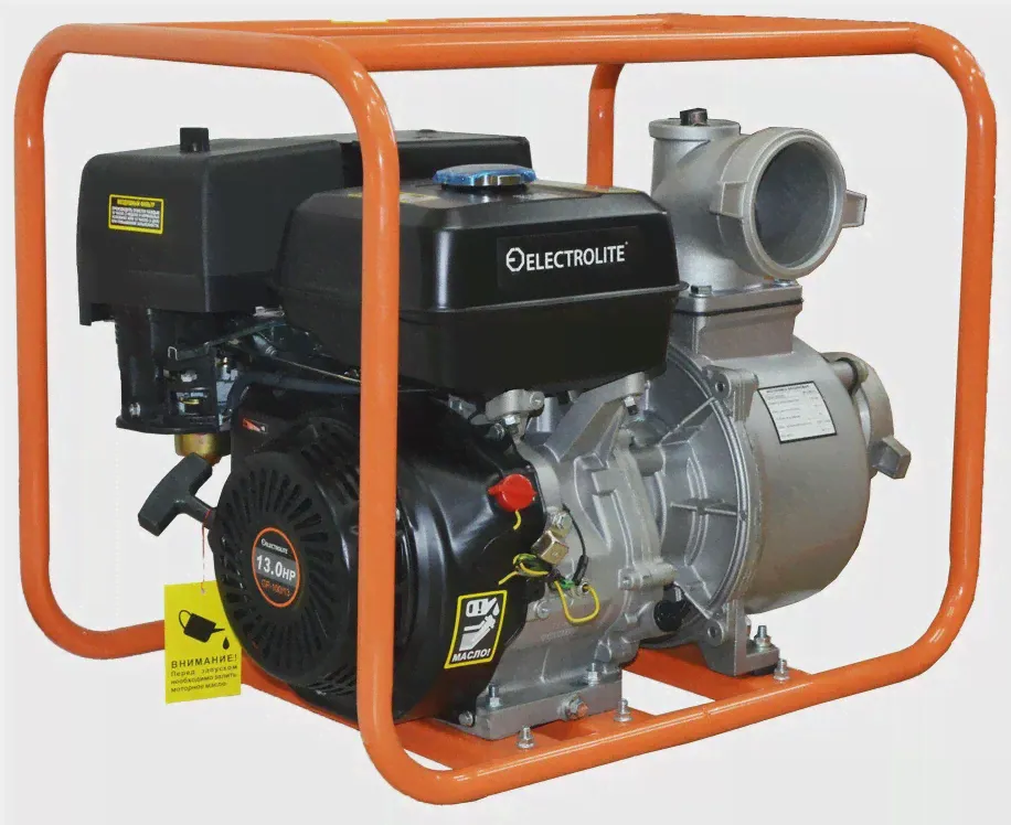 Мотопомпа ELECTROLITE GP-100/13 13 л.с. 1600 л/мин