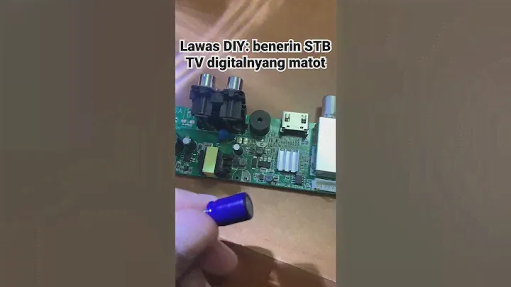 STB TV Digital mati total? Jangan dibuang dulu. Benerin nya mirah cuma Rp 3500 kok