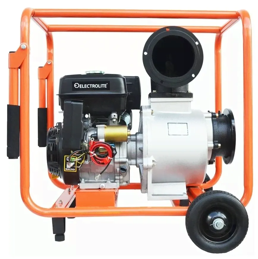 Мотопомпа ELECTROLITE GP-150/16 16л.с 150 м3 150мм 8м 30м электростартер